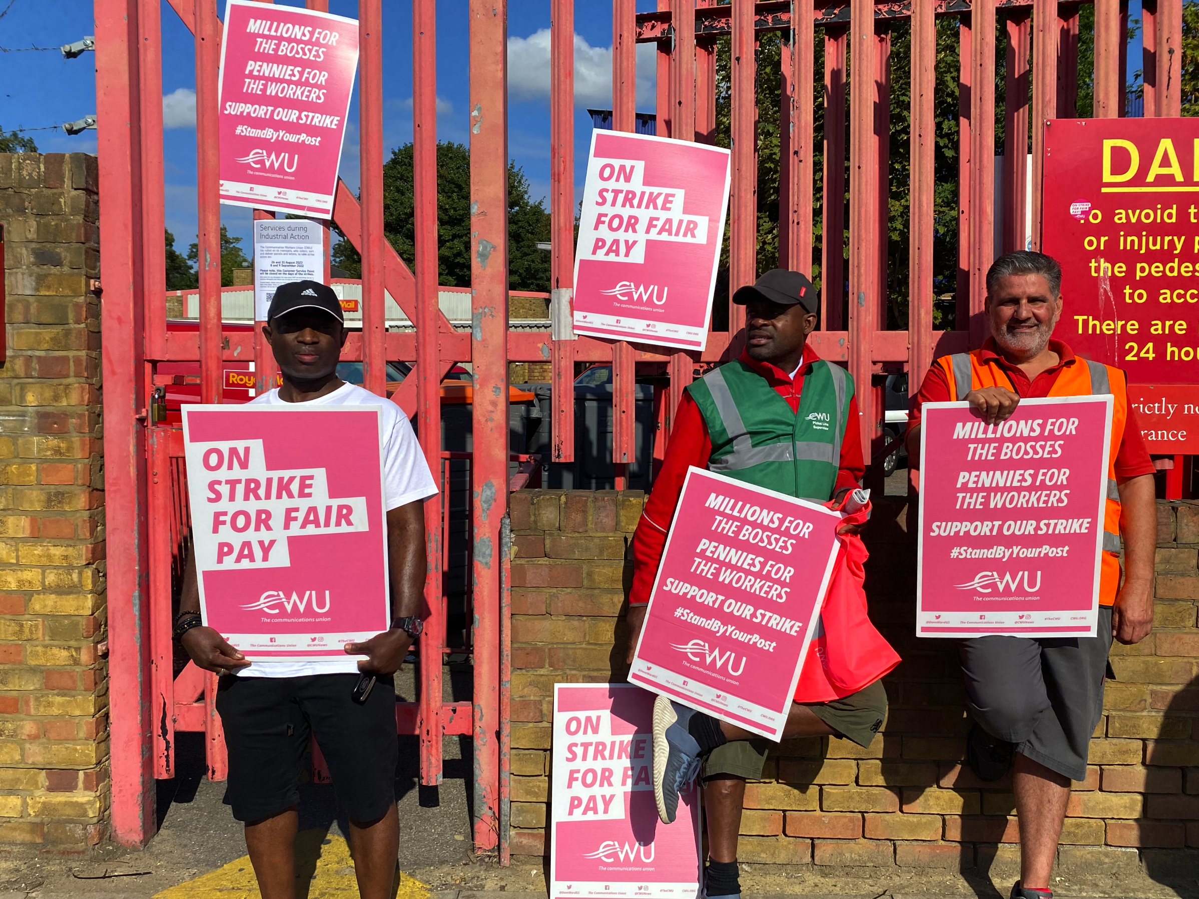 Postacılara Day-Mer'den Destek. Grev