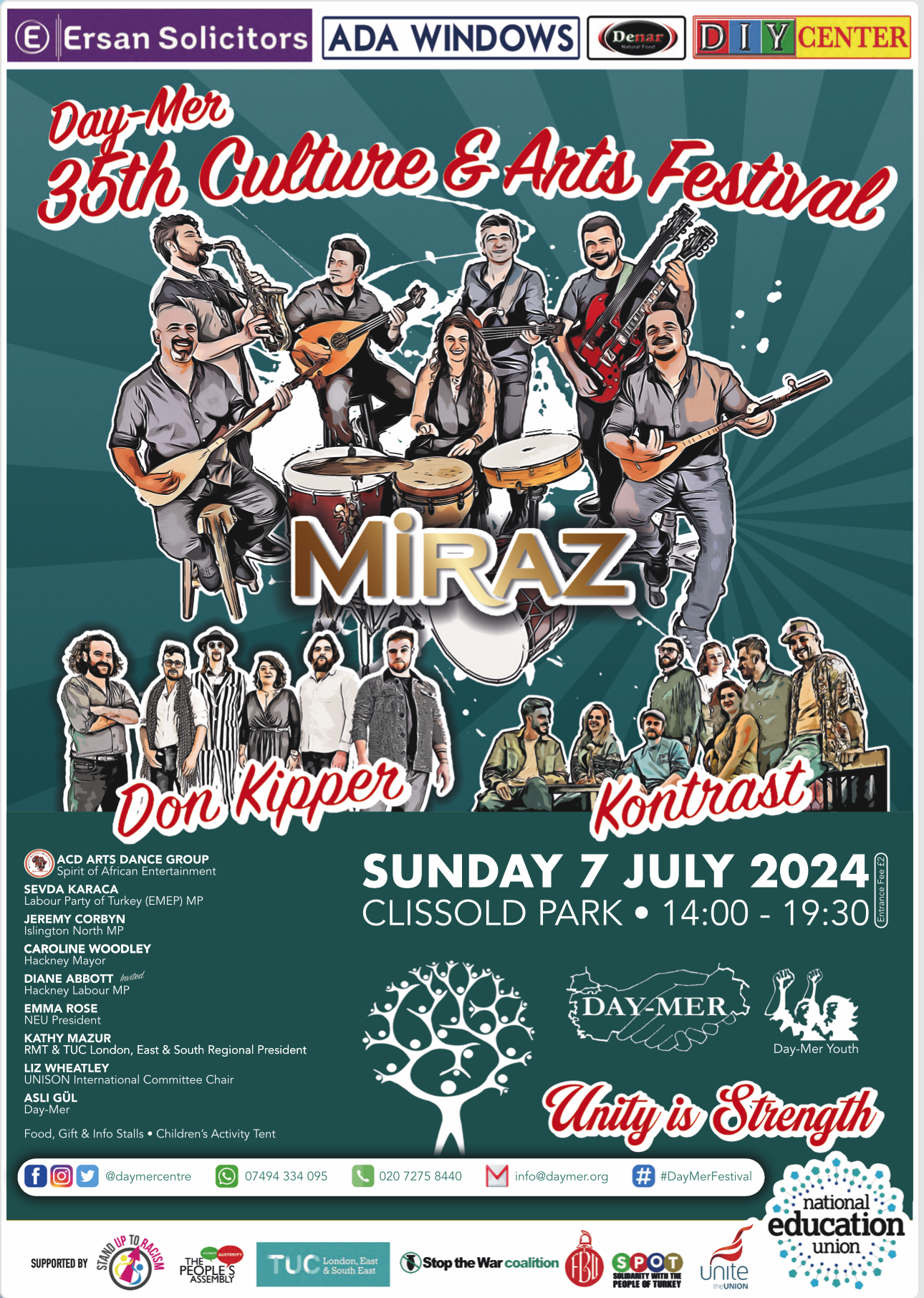 35. Day-Mer Kültür ve Sanat Festivali Afiş